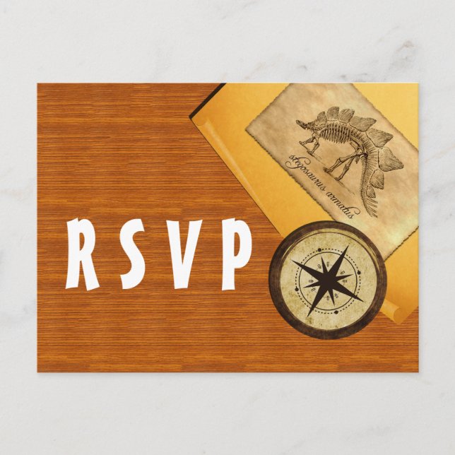 Adventure Wedding RSVP Postcard (Front)