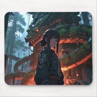 🏞️🗺️ Adventurer Girl Mousepad – Brave, Bold, Uns