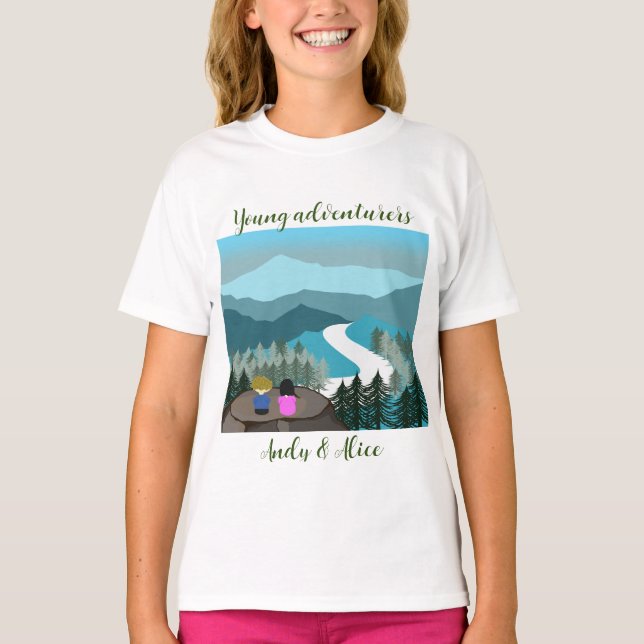 Adventurers love Nature  T-Shirt (Front)