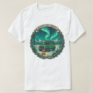 Adventures Don’t Hibernate Winter Van Art T-Shirt