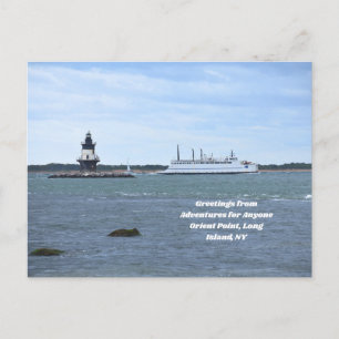Adventures for Anyone Orient Point, LI Postcard