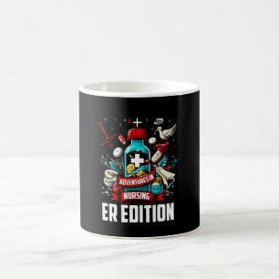 Adventures in Nursing ER Edition Healthcare Hero E Coffee Mug
