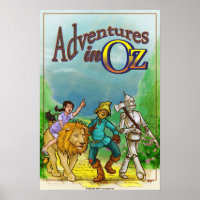 Adventures in Oz - Wizard Poster