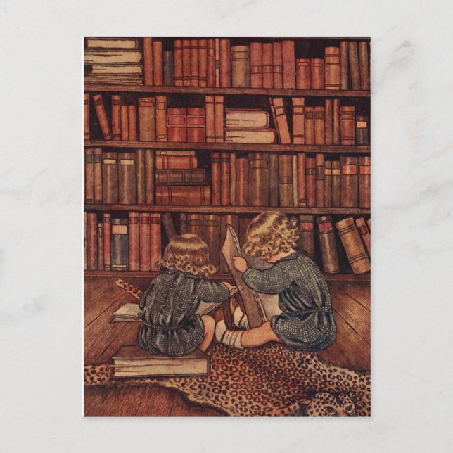 Adventures in the Library Postcard (Front)