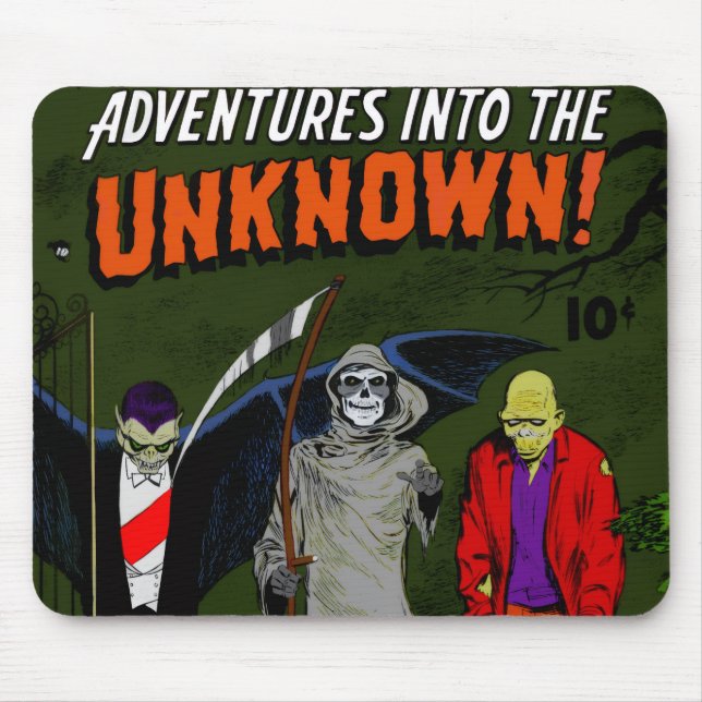 Adventures into the UNKNOWN! Mousepad  (Front)