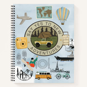 Adventures Memory Keepsake Bucket List Notebook