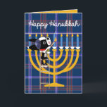 Adventures of Mirabelle Holidayz18 Hanukkah card<br><div class="desc">Mirabelle,  the plucky boston terrier star of The Adventures of Mirabelle has the perfect greeting card for the Hanukkah season this year. Sure to put a smile on all the faces of our jewish friends.</div>