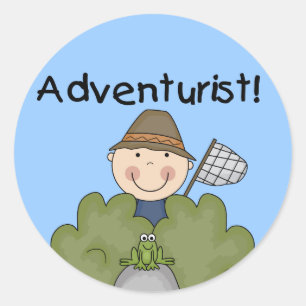 ADVENTURIST Tshirts and Gifts Classic Round Sticker