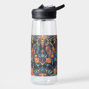 Adventurous Cyan "Epochal Symmetry" Hydration Bott Water Bottle