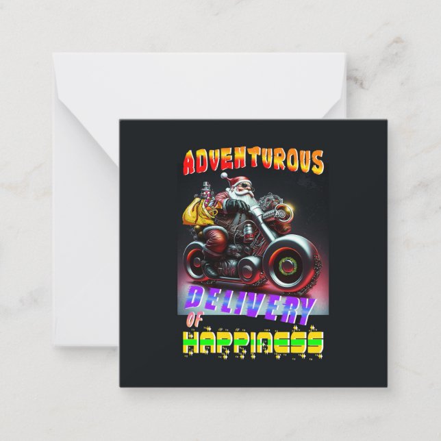 Adventurous Delivery Of Happiness Card (Front)