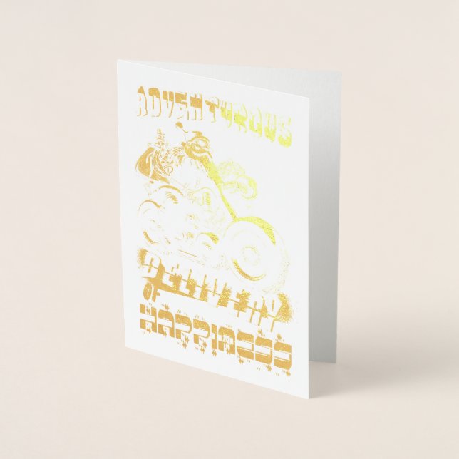 Adventurous Delivery Of Happiness Foil Card (Front)