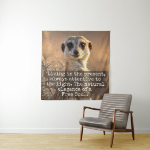 Adventurous Meerkat Living Tapestry