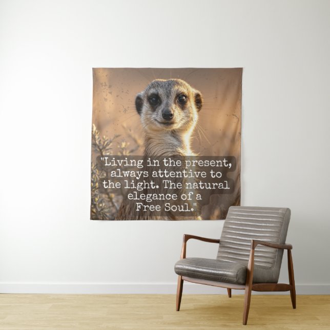 Adventurous Meerkat Living Tapestry (In Situ)