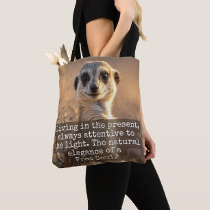 Adventurous Meerkat Living Tote Bag