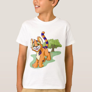 Adventurous orange Kougra on Mystery Island T-Shirt