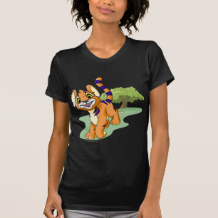 Adventurous orange Kougra on Mystery Island T-Shirt