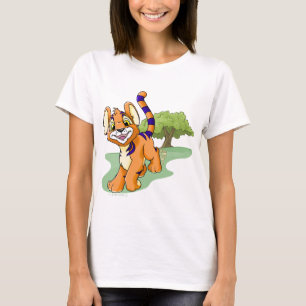 Adventurous orange Kougra on Mystery Island T-Shirt