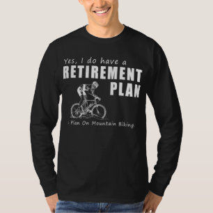 Adventurous Retirement Ride: Mountain Biking Funny T-Shirt