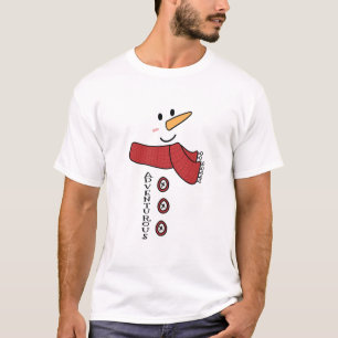 Adventurous Snowman Costume Family Matching Funny  T-Shirt