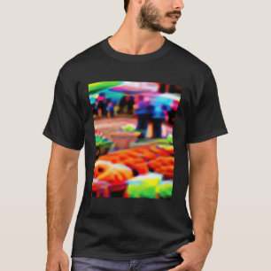 Adversarial Anti-Facial Recognition Camouflage Inv T-Shirt