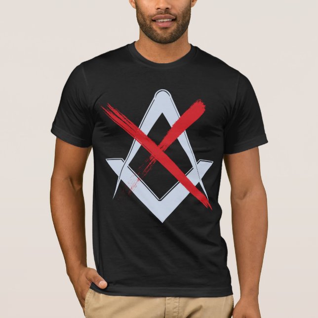Adversary mason/No Masons T-Shirt (Front)