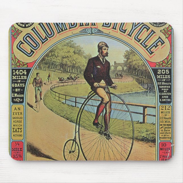 Advert for the Columbia Bicycle Mouse Pad (Front)