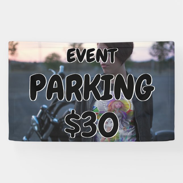Advertise Event Parking Company Business Banner (Horizontal)