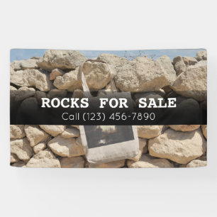 Advertise Large Rocks For Sale Landscape Business Banner