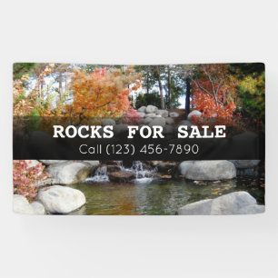 Advertise Large Rocks For Sale Landscape Business Banner