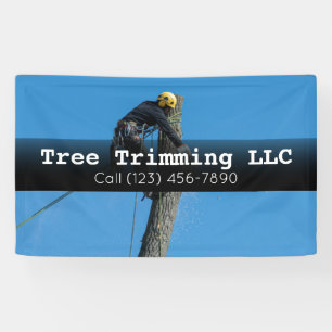 Advertise Tree Cutting Business Banner