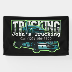 Advertise Trucking Company Business Banner