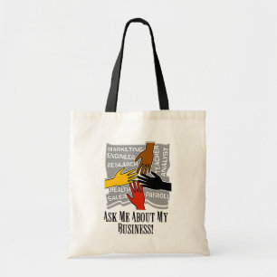 Advertise Your Business Budget Tote Bag
