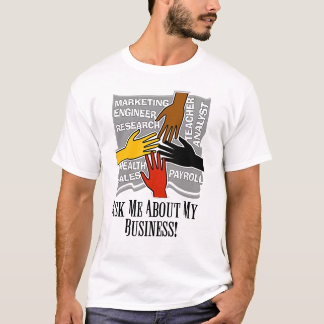 Advertise Your Business Men's Basic T-Shirt (Front)