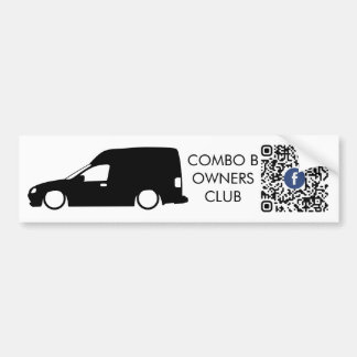 Advertise your love for the club bumper sticker