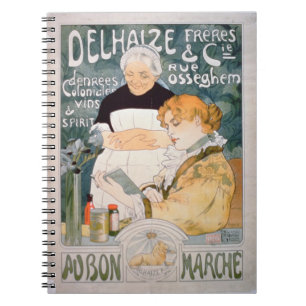 Advertisement for Delhaize, Brothers and Co. at th Spiral Notebook