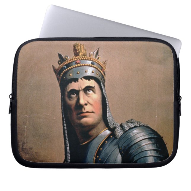 Advertisement for 'John McCullough as Richard III' Laptop Sleeve (Front)