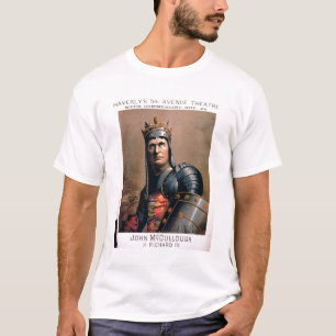 Advertisement for 'John McCullough as Richard III' T-Shirt