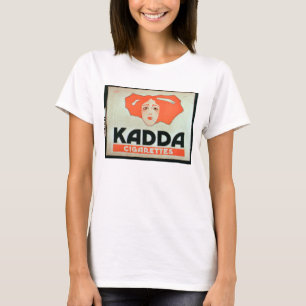 Advertisement for 'Kadda Cigarettes' (colour litho T-Shirt
