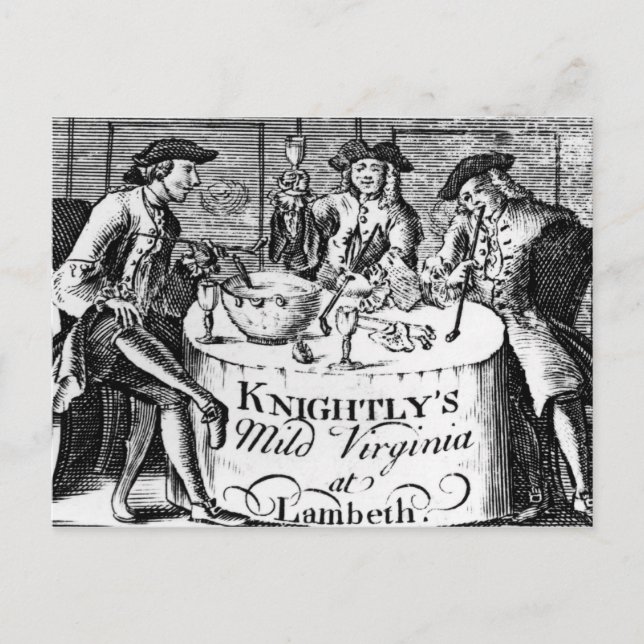 Advertisement for 'Knightly's Mild Virginia Postcard (Front)