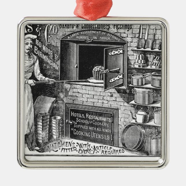 Advertisement for Lomas and Co. Metal Tree Decoration (Front)