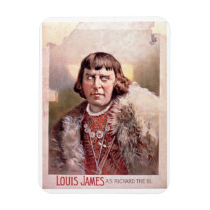 Advertisement for 'Louis James as Richard III' (co Magnet