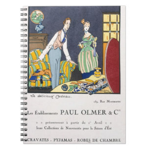 Advertisement for Paul Olmer's Summer Collection, Spiral Notebook