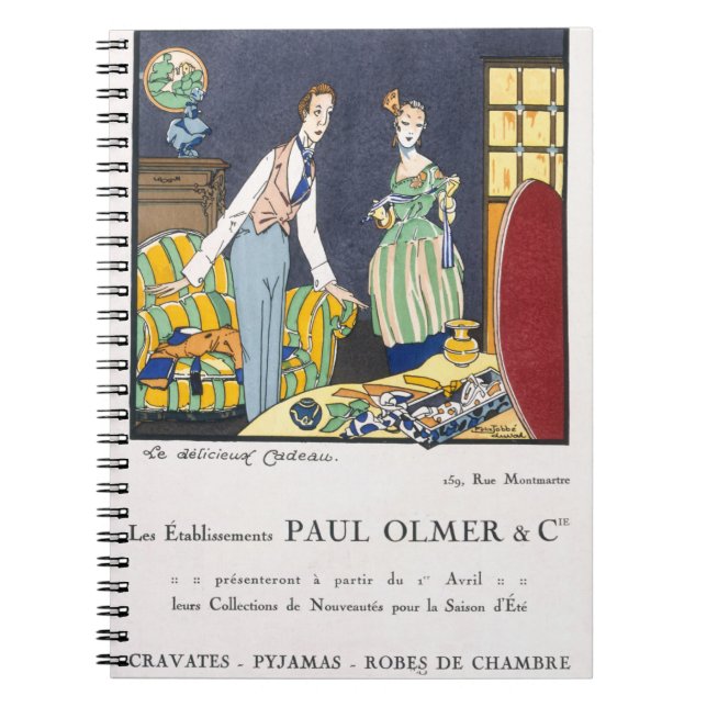 Advertisement for Paul Olmer's Summer Collection, Spiral Notebook (Front)