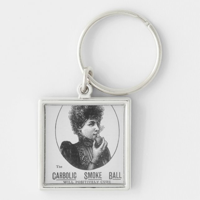 Advertisement for the Carbolic Smoke Ball Key Ring (Front)
