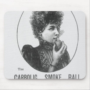 Advertisement for the Carbolic Smoke Ball Mouse Pad