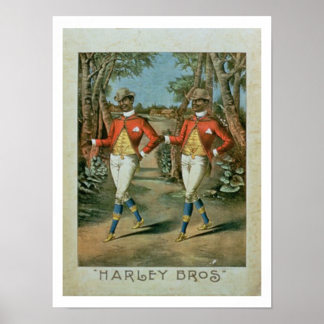 Advertisement for the 'Harley Brothers' (color li Poster (Front)