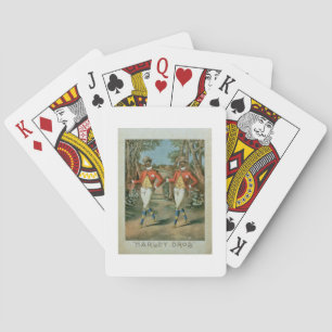 Advertisement for the 'Harley Brothers' (colour li Playing Cards