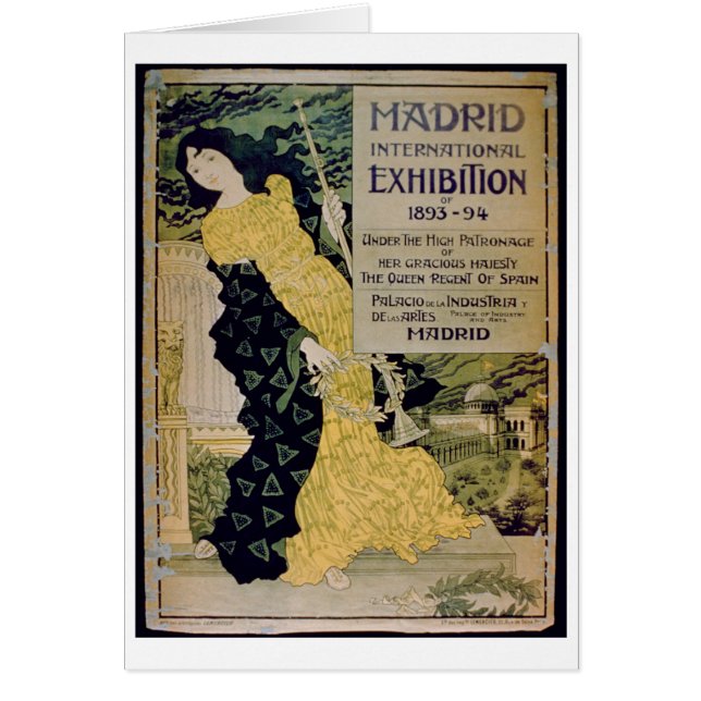 Advertisement for the 'Madrid International Exhibi (Front)