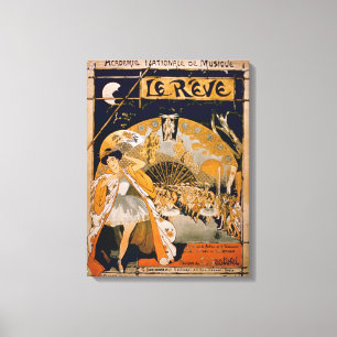 Advertisement for the musical 'The Dream', at the Canvas Print