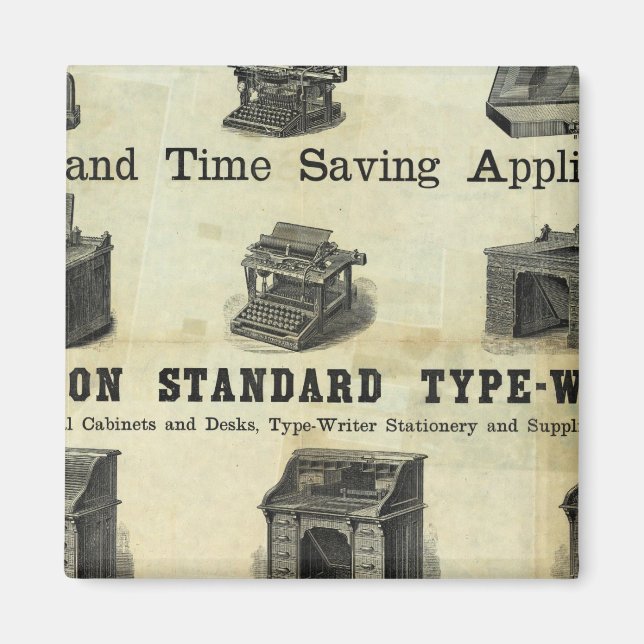 Advertisement with Guide Map Magnet (Front)